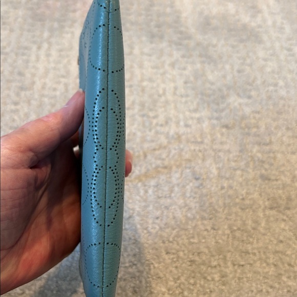 Coach Wristlet Perferforated Kissing Cs - Picture 5 of 10